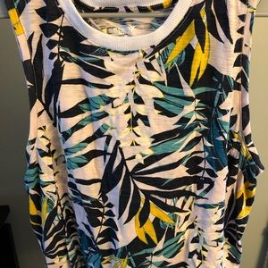 Old Navy Active Wear Tropical Muscle Tee